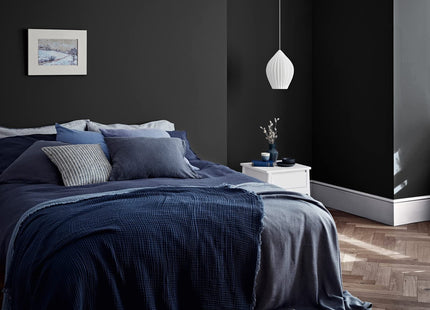 Crown Walls & Ceilings Charcoal Matt Emulsion Paint 2.5 Litre