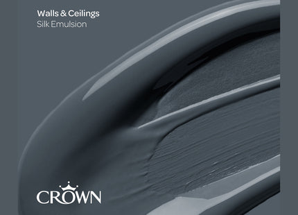 Crown Walls & Ceilings Silk Emulsion Paint Aftershow 2.5 Litre