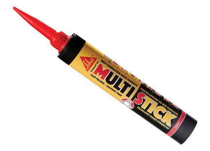 Everbuild Multi Stick - Hybrid Polymer Adhesive - Fast Curing - Waterproof - Weather And UV Resistant - Internal and External Use - White - 350ml