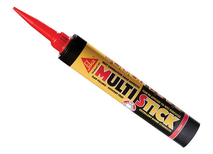 Everbuild Multi Stick - Hybrid Polymer Adhesive - Fast Curing - Waterproof - Weather And UV Resistant - Internal and External Use - White - 350ml