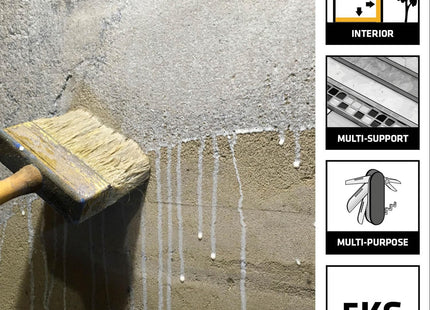 Everbuild 506 Universal Contractors PVA (SikaBond) - Primer, Sealer, Adhesive and Cement Admixture 5 Litre 6152