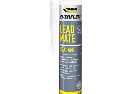 Everbuild Everflex Lead Mate Sealant - Exceptional Adhesion - Neutral Cure - Lead Grey - 295ml