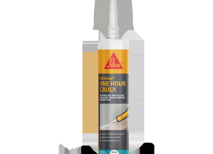 Everbuild SikaSeal One Hour Caulk (Previously Everflex 125), White, 380ml
