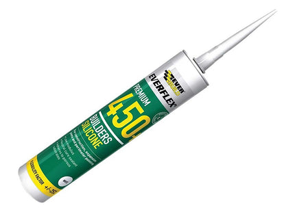 Everbuild 450CL Builders Silicone Sealant-450, 300ml - Clear
