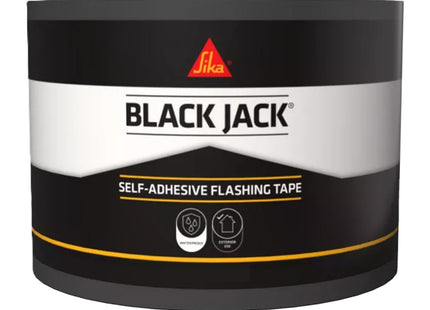 Everbuild Black Jack Strong Self Adhesive Flashing Tape - Natural Lead-Look Finish - 100mm x 3m