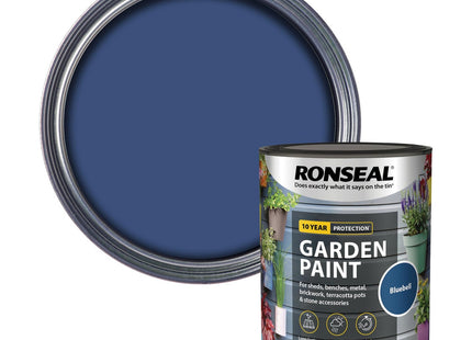 Ronseal Garden Paint Bluebell, 750ml RSLGPBLUB750