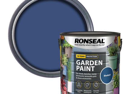 Ronseal 2.5 Litre Garden Paint - Bluebell RSLGPBLUB25L