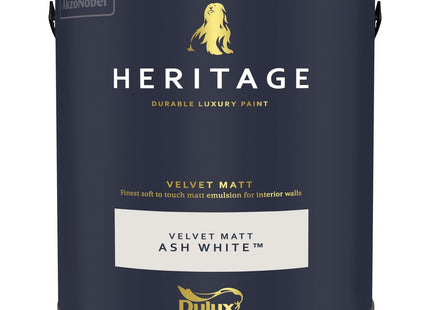 Dulux Heritage Velvet Matt (Ash White, 2.5 Litre)