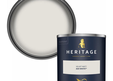 Dulux Heritage Velvet Matt Emulsion Tester Pot 125ml - Ash White