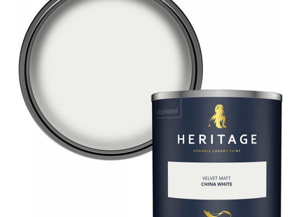 Dulux Heritage Velvet Matt Emulsion Tester Pot 125ml - China White