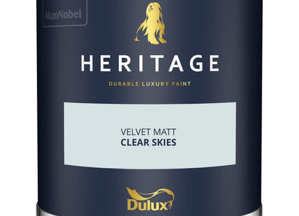 Dulux Heritage Velvet Matt Emulsion Tester Pot 125ml - Clear Skies