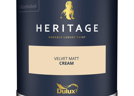 Dulux Heritage Velvet Matt Emulsion Tester Pot 125ml - Cream
