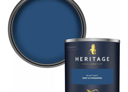 Dulux Heritage Velvet Matt Emulsion Tester Pot 125ml - Deep Ultramarine
