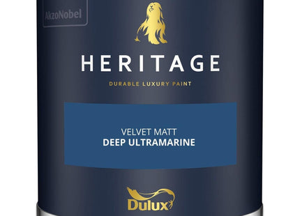 Dulux Heritage Velvet Matt Emulsion Tester Pot 125ml - Deep Ultramarine