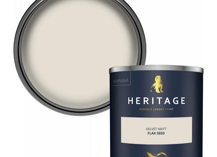 Dulux Heritage Velvet Matt Emulsion Tester Pot 125ml - Flax Seed
