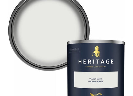 Dulux Heritage Velvet Matt Emulsion Tester Pot 125ml - Indian White