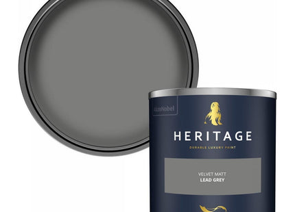 Dulux Heritage Velvet Matt Emulsion Tester Pot 125ml - Lead Grey