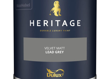 Dulux Heritage Velvet Matt Emulsion Tester Pot 125ml - Lead Grey