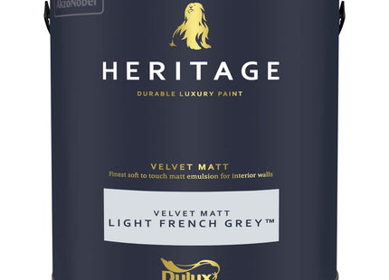 Dulux Heritage Velvet Matt Emulsion Tester Pot 125ml - Light French Grey