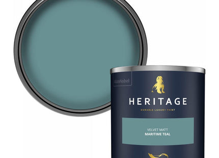 Dulux Heritage Velvet Matt Emulsion Tester Pot 125ml - Maritime Teal