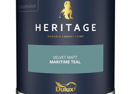 Dulux Heritage Velvet Matt Emulsion Tester Pot 125ml - Maritime Teal