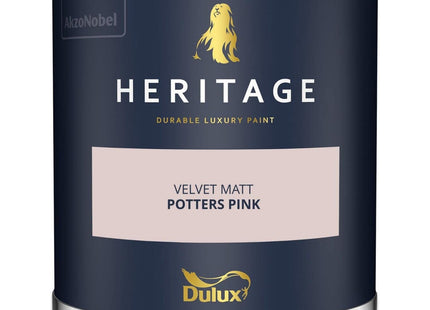 Dulux Heritage Velvet Matt Emulsion Tester Pot 125ml - Potters Pink