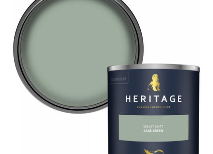 Dulux Heritage Velvet Matt Emulsion Tester Pot 125ml - Sage Green