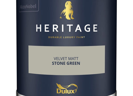 Dulux Heritage Velvet Matt Emulsion Tester Pot 125ml - Stone Green