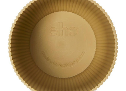 Elho Vibes Fold Round 18cm Flower Pot - Butter Yellow