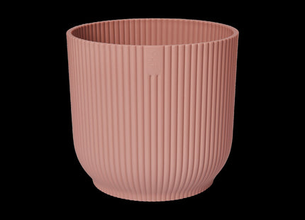 Elho Vibes Fold Round 18cm Flower Pot - Delicate Pink