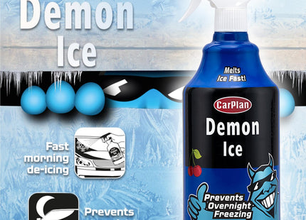 CarPlan Demon Ice, Ice Preventer and De-Icer and 1 Litre