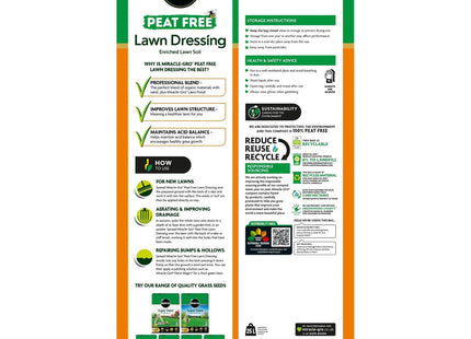 Miracle-Gro 25 Litre Peat Free Lawn Dressing