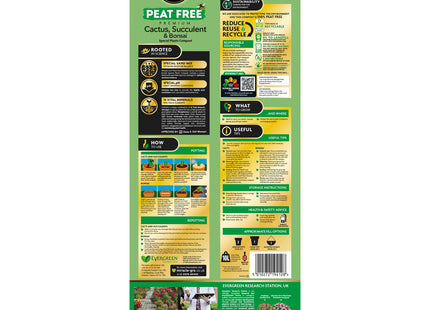 Miracle-Gro Peat Free Cactus/Bonsai Compost - 10 Litre