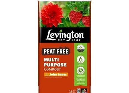 Levington Peat Free Multi-Purpose Compost - 10 Litre