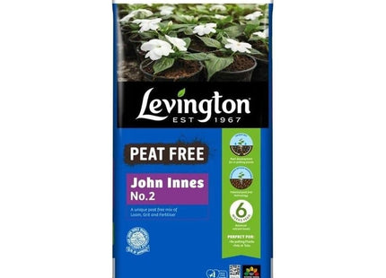 Levington Peat Free John Innes No2 Compost - 10 Litre