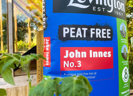 Levington Peat Free John Innes No.3, 25 Litre - Perfect for final potting of plants into Pots or Outdoor Containers, Brown 121130