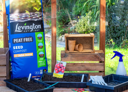 Levington Peat Free Seed Compost, with added John Innes, 25 Litre, Brown