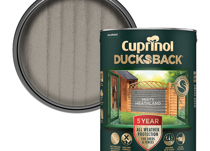 Cuprinol 5 Year Ducksback Misty Heathland 5 Litre