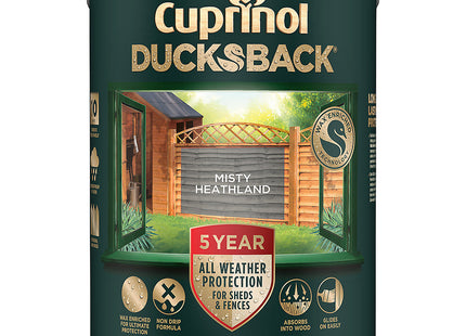 Cuprinol 5 Year Ducksback Misty Heathland 5 Litre