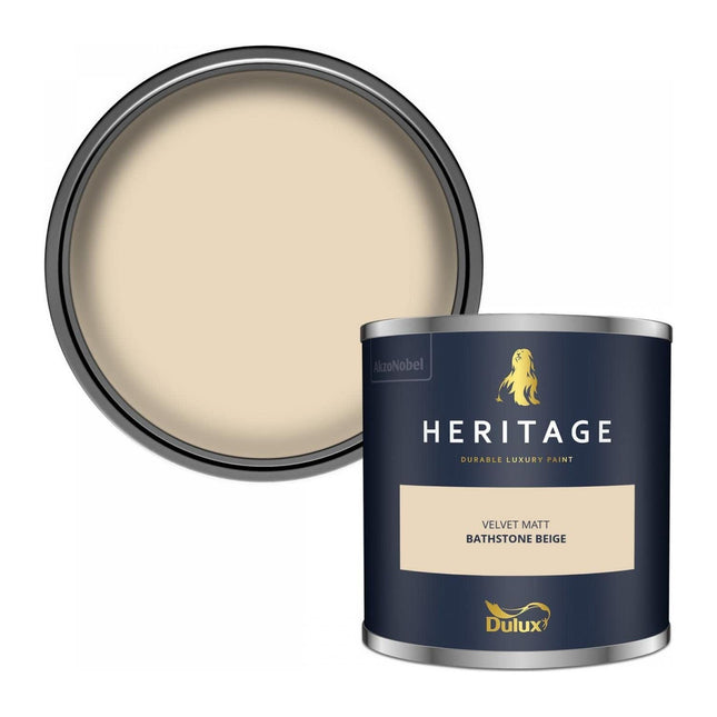 Dulux Heritage Velvet Matt Emulsion Tester Pot 125ml - Bathstone Beige