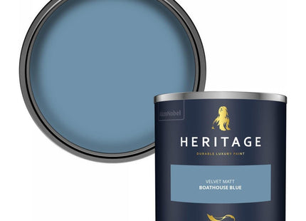 Dulux Heritage Velvet Matt Emulsion Tester Pot 125ml - Boathouse Blue