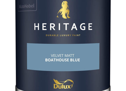 Dulux Heritage Velvet Matt Emulsion Tester Pot 125ml - Boathouse Blue