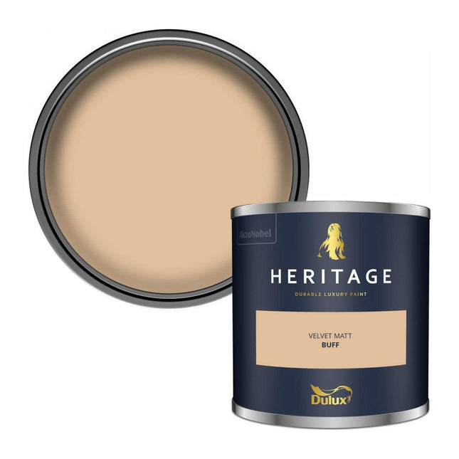 Dulux Heritage Velvet Matt Emulsion Tester Pot 125ml - Buff