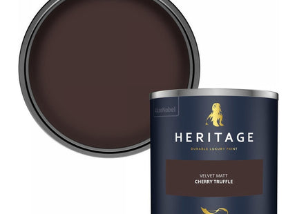 Dulux Heritage Velvet Matt Emulsion Tester Pot 125ml - Cherry Truffle