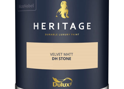Dulux Heritage Velvet Matt Emulsion Tester Pot 125ml - DH Stone