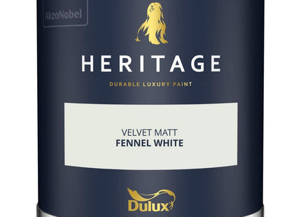 Dulux Heritage Velvet Matt Emulsion Tester Pot 125ml - Fennel White