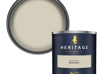 Dulux Heritage Velvet Matt Emulsion Tester Pot 125ml - Green Earth