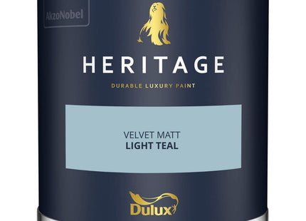 Dulux Heritage Velvet Matt Emulsion Tester Pot 125ml - Light Teal