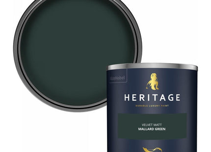 Dulux Heritage Velvet Matt Emulsion Tester Pot 125ml - Mallard Green