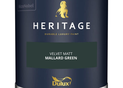 Dulux Heritage Velvet Matt Emulsion Tester Pot 125ml - Mallard Green